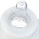 A bottle for feeding, a classic throat, fitted, with handles, 150 ml., From 0 months., White color