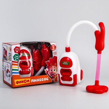 Vacuum cleaner, game set "Fixiki", light and sound effects