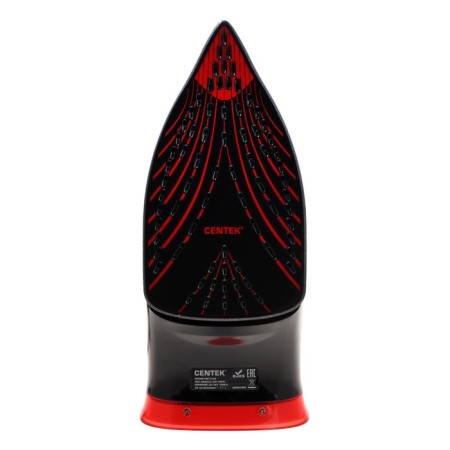 Urban Centec CT-2346, 3000 W, ceramic sole, steam blow, self-cleaning, red-2