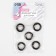 Karabin ring, d = 13/20 mm, thickness - 3.5 mm, 5 pcs, black nickel color