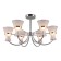 Economic light lamp 69500/6CR WT, E14 6x40W, color chromium