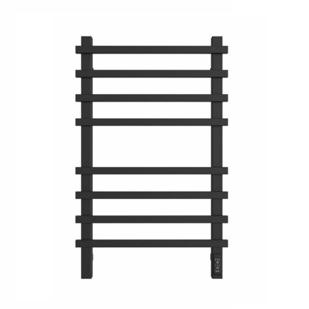 The electric heated towelputor "Dvin" N Plaza Neo, 800x500 mm, dimmer, black matte-1