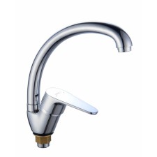 BouOU B8282-10F kitchen mixer, single-leaf, 40 mm cartridge, brass, chrome