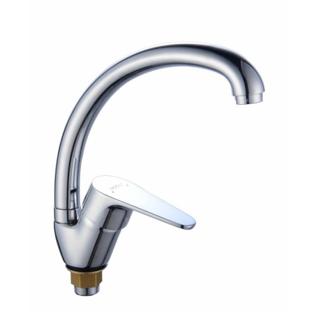 BouOU B8282-10F kitchen mixer, single-leaf, 40 mm cartridge, brass, chrome