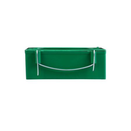 A hinged feeder - a drinker 4 x 6 x 12 cm, tray, plastic Greengo-2