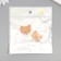 Busina for creativity tree "foxes" 2.8x2.5 cm