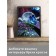 Diamond mosaic "Lunar butterfly" 30 × 40 cm