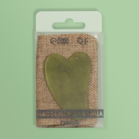 Huasha massage "Hag", 7 × 4.3 cm, in PVC box, green color-7