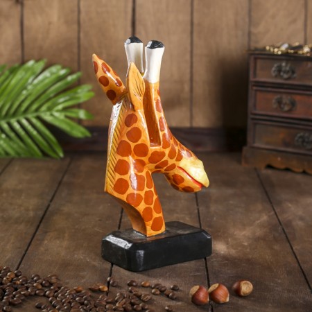 Souvenir tree "Giraffe" stand for glasses 25x13x7 cm-3