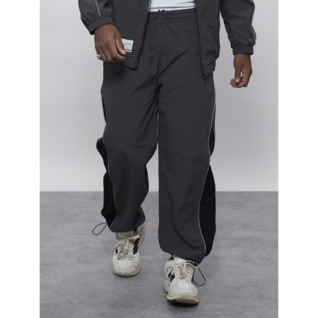 Male tracksuit, size 48, gray color-5