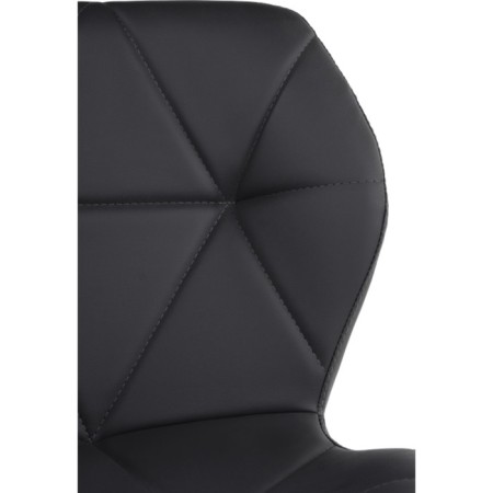 Computer chair Wald Metal/Eco -leather, black/black 47x54x70 cm-7