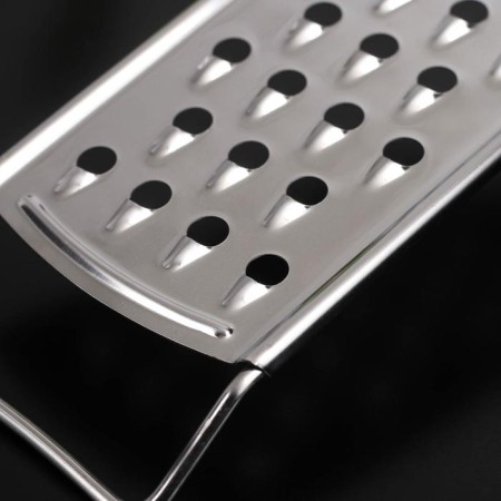Grater with a handle Large shade Lagoona, 30 cm, stainless steel, color of blue metallic-1