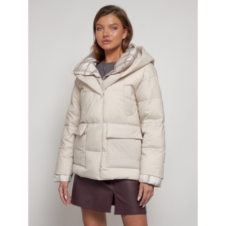 Winter jacket, size 44, beige color-23