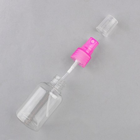 A bottle for storage, with a spray, 50 ml, color mix/transparent-4