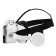 3D virtual reality glasses TFN Sonic, smartphones up to 7 ", 350 mAh, wireless, white