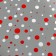 Film for flowers "confetti" red+white 0.7 x 8.2 m, 40 mkm