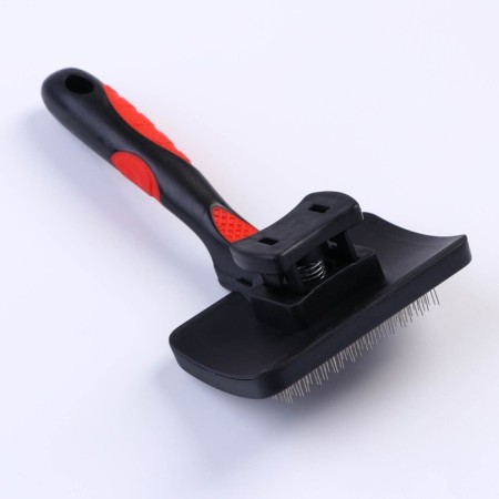 Pucrheck with self-cleaning without drops, 8.5 x 15.5 cm, black-red-1