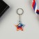 Magnet and keychain "Star Tricolor", set 2 items