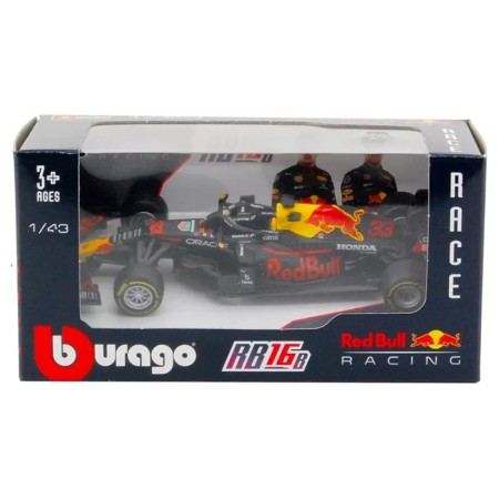 Racing machine BBURAGO Oracle Red Bull Racing RB18 2022 SP, DIE-CAST, 1:43-3