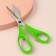 Portnovsky scissors, 7 ", 19 cm, green color