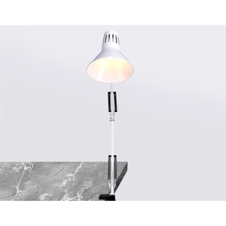 A table lamp with an E27 interchangeable lamp on the Ambrella Light, Desk, De7719, E27, white color-2
