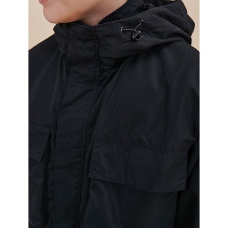 Windbreaker for boys, height 134 cm, black color-5