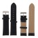 Solomon watch strap, 22 mm, eco-leather, L-19 cm, black