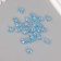 Plastic beads "Crystal multi -graphic. Lavender" Transparent set of 20 g 1x1x1 cm