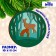 New Year's blanks for creativity. Wooden suspension "New Year! Deer in the forest "