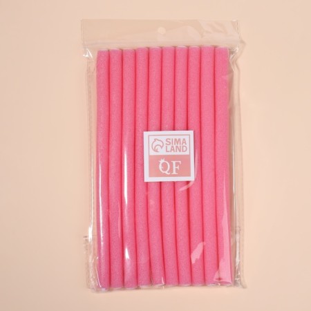Bigudi "Boomerang", D = 1.3 cm, 24 cm, 10 pcs, color mix-6