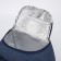 A thermal tutorial on a zipper 6.5 liters, an external pocket, the color is blue