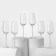 A set of fuepers for champagne Sublum, 210 ml, crystal glass, 6 pcs