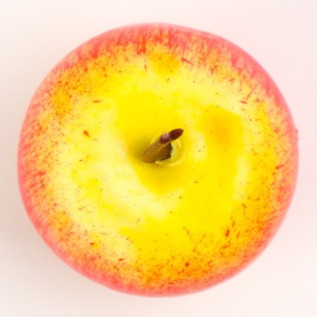 Decor "Apples" pink, set 50 pcs., Size: 3.5 × 3 cm-1