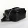 Women's backpack on lightning, black color