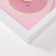 Photo frame plastic 9x9 cm "Milk tooth" pink 2x23x27 cm