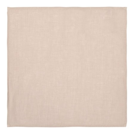 Serving napkin made of erased beige flax Essential, size 45x45 cm-6