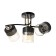 Galion chandelier 3he27 40W black and gold 55x26 cm