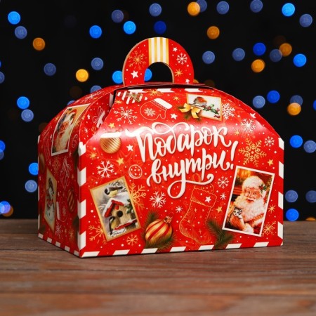 Gift Folding Box "New Toditsa Red 19.5 x 13 x 14-1