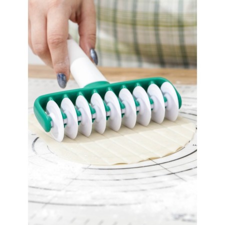 Roller for cutting strips from Konfinetta "Sweetness", 14 × 17 × 4 cm, white color-2