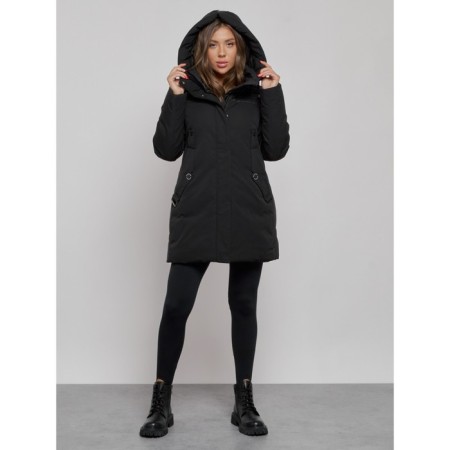 Winter jacket, size 46, black color-4