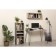Shelf hinged basis 3 09.127, 890x242x278, black/oak sonoma