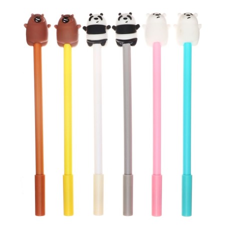 Gel pen - joke, "bear", color of the MIX case-5