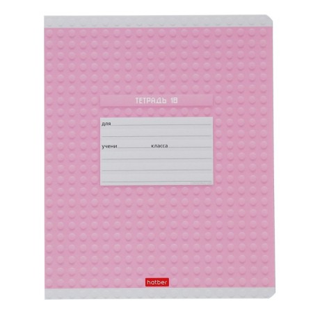 Notebook 18 sheets in the Constructor cage, cover coated cardboard, rounded corners, block 65 g/m2, fields, mix-5