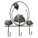 Wall metal hooks "leaves", 23 x 23 x 3 cm, load up to 3 kg