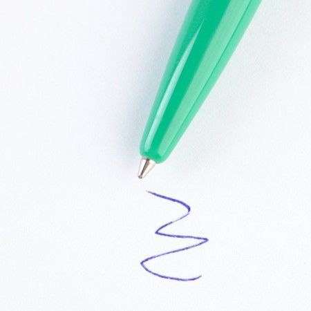 Automatic plastic pen “Teacher No. 1”, blue paste, 0.7 mm-4