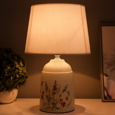 Table lamp "Bouquet" E14 40W white 22x22x37 cm Risalux-1