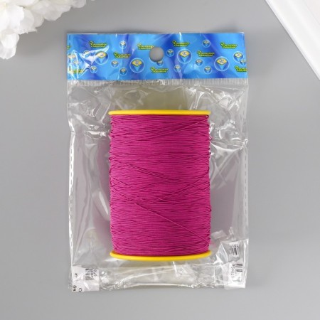 Spandex for beads, length 500 m, col. fuchsia-3