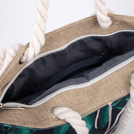 Bag Women's beach on lightning, black color-4