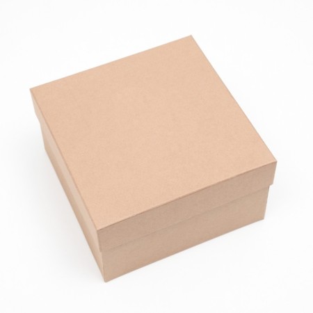 Set of square boxes 10 in 1 craft, 24.5 x 24.5 x11.5 - 6.5 x 6.5 x 4 cm,-5