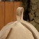 Bath cap of "premium" sheepskino straight seam, beige
